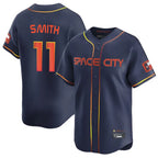 H.Astros #11 Cam Smith Player Navy City Connect Home Limited Ddoa Stitched Jerseys