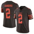 C.Browns #2 Shedeur Sanders Player Browns Color Rush Limited Home Game Ddoa Stitched Jerseys