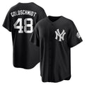 NY.Yankees #48 Paul Goldschmidt Player Black Game Ddoa Stitched Jerseys