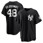 NY.Yankees #48 Paul Goldschmidt Player Black Game Ddoa Stitched Jerseys