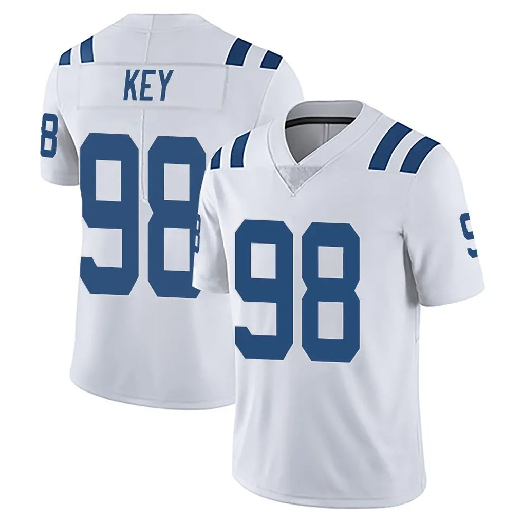 IN.Colts #98 Arden Key Player White Limited Vapor Untouchable Home Game Ddoa Stitched Jerseys