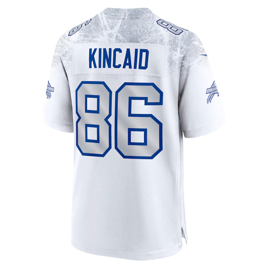 B.Bills #86 Dalton Kincaid Player White Rivalries Collection Game Ddoa Stitched Jerseys