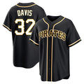 P.Pirates #32 Henry Davis Player Black Fashion Out Home Game Ddoa Stitched Jerseys