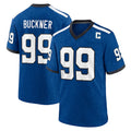 IN.Colts #99 DeForest Buckner Player Royal Alternate Indiana Nights Home Game Ddoa Stitched Jerseys