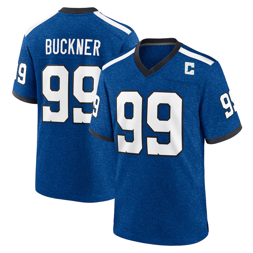 IN.Colts #99 DeForest Buckner Player Royal Alternate Indiana Nights Home Game Ddoa Stitched Jerseys