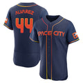 H.Astros #44 Yordan Alvarez Player Navy City Connect Limited Elite Home Ddoa Stitched Jerseys