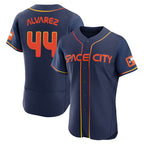 H.Astros #44 Yordan Alvarez Player Navy City Connect Limited Elite Home Ddoa Stitched Jerseys
