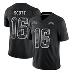 LA.Chargers #16 J.K. Scott Player Black Limited 2026 Salute to Service Home Game Stitched Jerseys