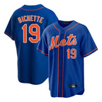NY.Mets #19 Bo Bichette Player Royal Home Game Ddoa Stitched Jerseys