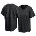 LA.Dodgers #25 Tommy Edman Player Black Pitch Fashion T-shirt Ddoa Stitched Jerseys
