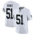LV.Raiders #51 Malcolm Koonce Player White Limited Vapor Untouchable Home Game Ddoa Stitched Jerseys