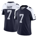 D.Cowboys #7 Rashan Gary Player Navy-White Limited Alternate Vapor F.U.S.E. Home Game Ddoa Stitched Jerseys