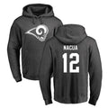 LA.Rams #12 Puka Nacua Player Gray Pullover Hoodie Limited Game Ddoa Stitched Jerseys