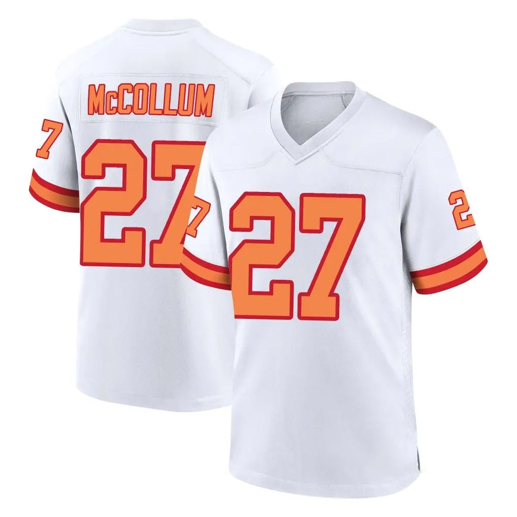 TB.Buccaneers #27 Zyon McCollum Player White '76 Home Game Ddoa Stitched Jerseys