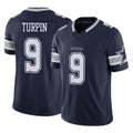 D.Cowboys #9 KaVontae Turpin Player Navy Limited Vapor F.U.S.E. Home Game Ddoa Stitched Jerseys
