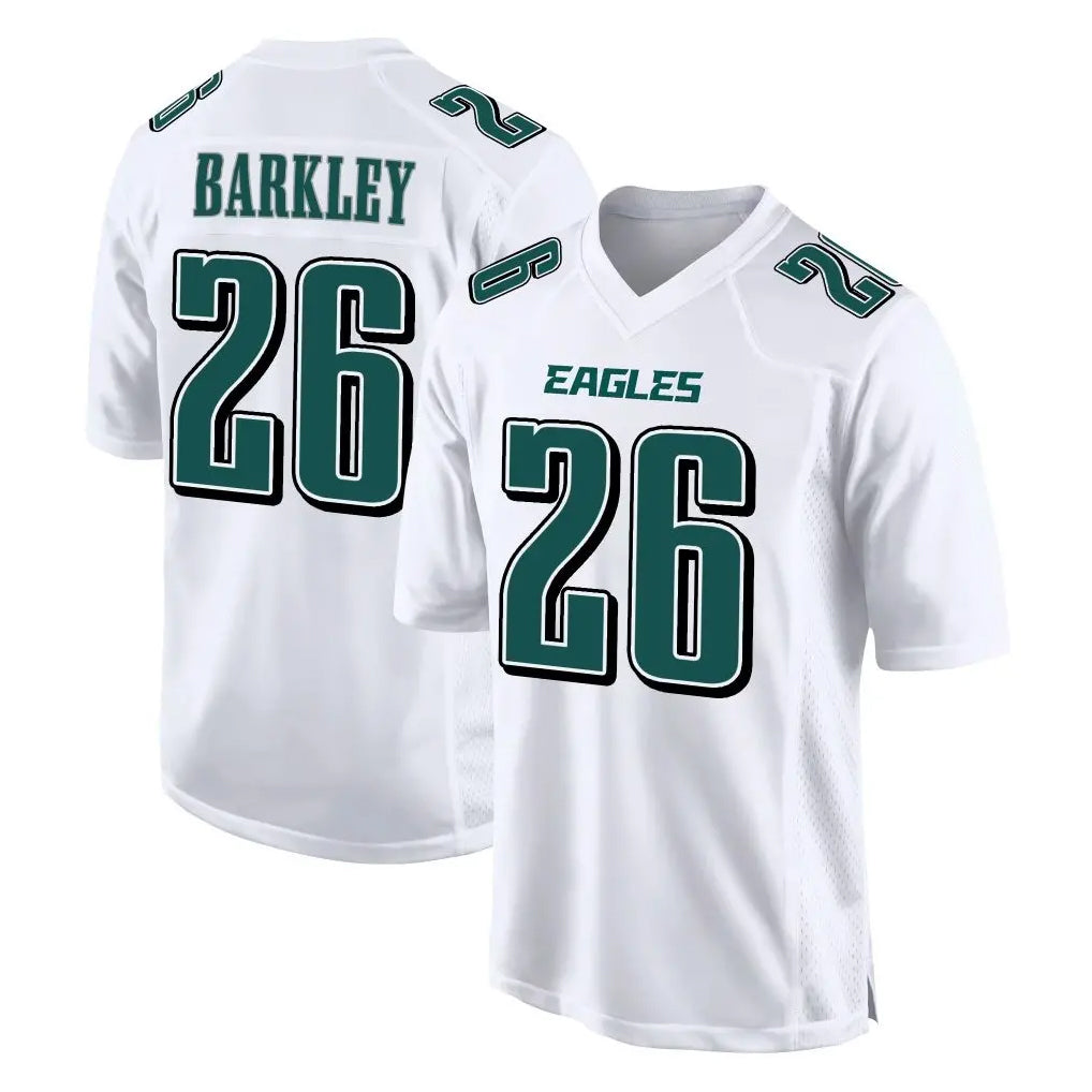 P.Eagles #26 Saquon Barkley Player White Tundra Fashion Home Game Ddoa Stitched Jerseys