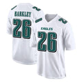 P.Eagles #26 Saquon Barkley Player White Tundra Fashion Home Game Ddoa Stitched Jerseys