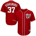 W.Nationals #37 Stephen Strasburg Player Red Cool Alternate Player Ddoa Stitched Jerseys