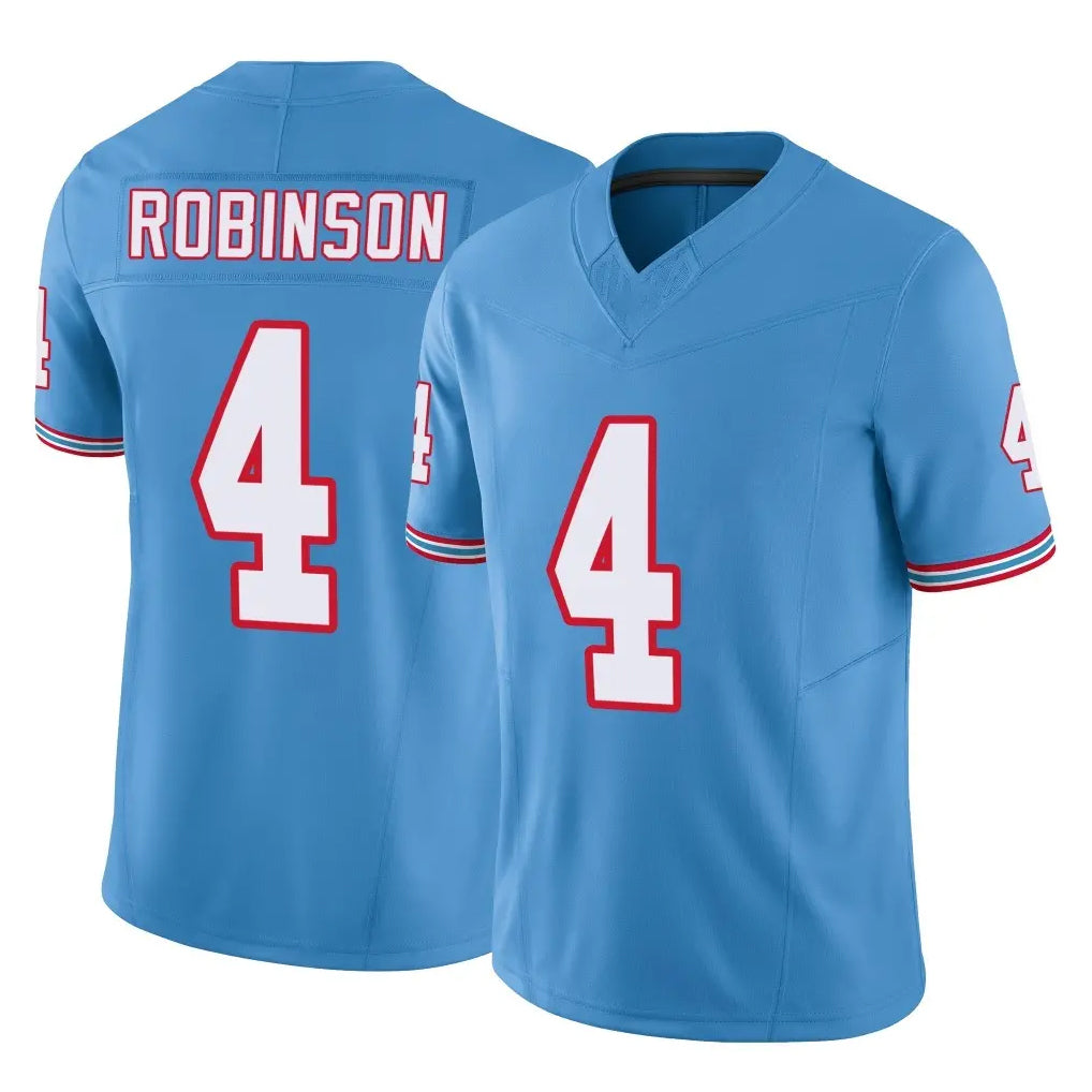 T.Titans #4 Wan'Dale Robinson Player Light Blue Limited Vapor F.U.S.E. Home Game Ddoa Stitched Jerseys