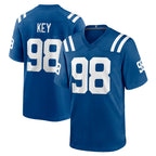 IN.Colts #98 Arden Key Player Royal Home Game Ddoa Stitched Jerseys