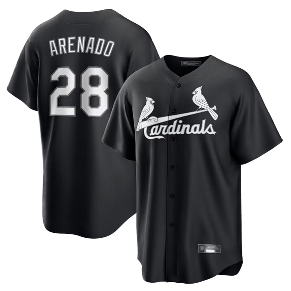 St. Louis Cardinals #28 Nolan Arenado Player Black City Connect Home Limited Ddoa Stitched Jerseys