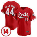 C.Reds #44 Elly De La Cruz Player Red Vapor Premier Limited Home Ddoa Stitched Jerseys