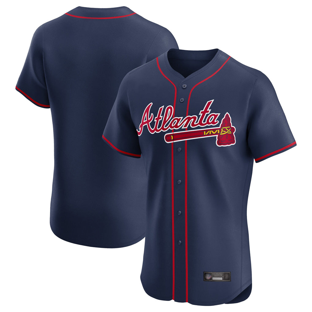 A.Braves ## Braves Blank Player Navy Limited Elite Home Game Ddoa Stitched Jerseys