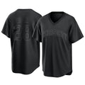 KC.Royals #28 Kyle Isbel Player Black Fashion Game Ddoa Stitched Jerseys