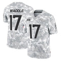 D.Broncos #17 Jaylen Waddle Player Arctic Camo Salute To Service Limited Ddoa Stitched Jerseys