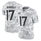 D.Broncos #17 Jaylen Waddle Player Arctic Camo Salute To Service Limited Ddoa Stitched Jerseys