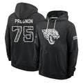 J.Jaguars #75 Emmanuel Pregnon Player 2026 Black Logo Pullover Hoodies Limited Game Ddoa Stitched Jerseys
