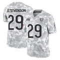 C.Bears #29 Tyrique Stevenson Player Arctic Camo Salute to Service Limited Ddoa Stitched Jerseys