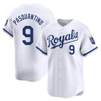 KC.Royals #9 Vinnie Pasquantino Player White Alt Limited Home Ddoa Stitched Jerseys