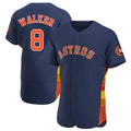 H.Astros #8 Christian Walker Player Navy Home Limited Elite Ddoa Stitched Jerseys