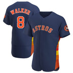 H.Astros #8 Christian Walker Player Navy Home Limited Elite Ddoa Stitched Jerseys