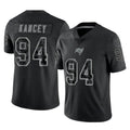 TB.Buccaneers #94 Calijah Kancey Player Black Reflective Limited Home Game Ddoa Stitched Jerseys
