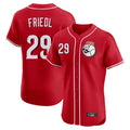 C.Reds #29 TJ Friedl Player Red Limited Elite Home Game Ddoa Stitched Jerseys