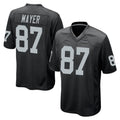 LV.Raiders #87 Michael Mayer Player Black Home Game Ddoa Stitched Jerseys