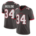 TB.Buccaneers #34 Alex Anzalone Player Pewter Limited Alternate Vapor Home Game Ddoa Stitched Jerseys