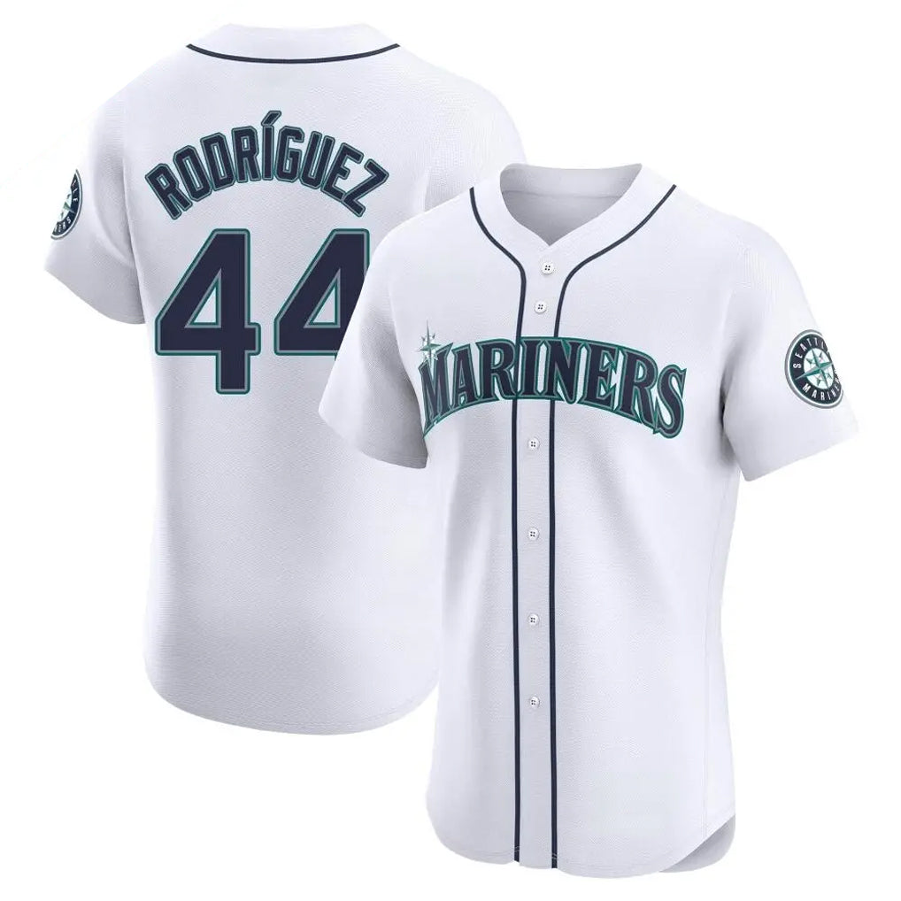 S.Mariners #44 Julio Rodriguez Player White Home Limited Elite Ddoa Stitched Jerseys