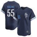 KC.Royals #55 Cole Ragans Player Navy City Connect Limited Home Ddoa Stitched Jerseys