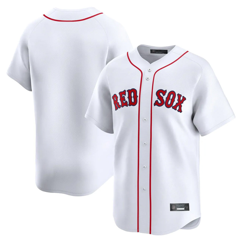 B.Red Sox ## Red Sox Blank Player White Limited Home Game Ddoa Stitched Jerseys