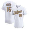 LA.Dodgers #16 Will Smith Player Gold Limited Elite Home Ddoa Stitched Jerseys