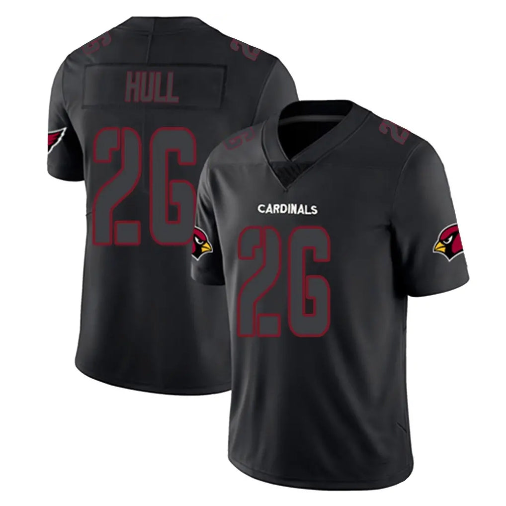 A.Cardinals #26 Evan Hull Player Black Impact Limited Home Game Ddoa Stitched Jerseys
