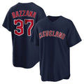 C.Guardians #37 Travis Bazzana Player Navy Game Home Ddoa Stitched Jerseys
