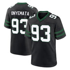 NY.Jets #93 David Onyemata Player Black Legacy Home Game Ddoa Stitched Jerseys