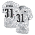 NE.Patriots #31 Kevin Byard Player Arctic Camo Salute To Service Limited Game Ddoa Stitched Jerseys
