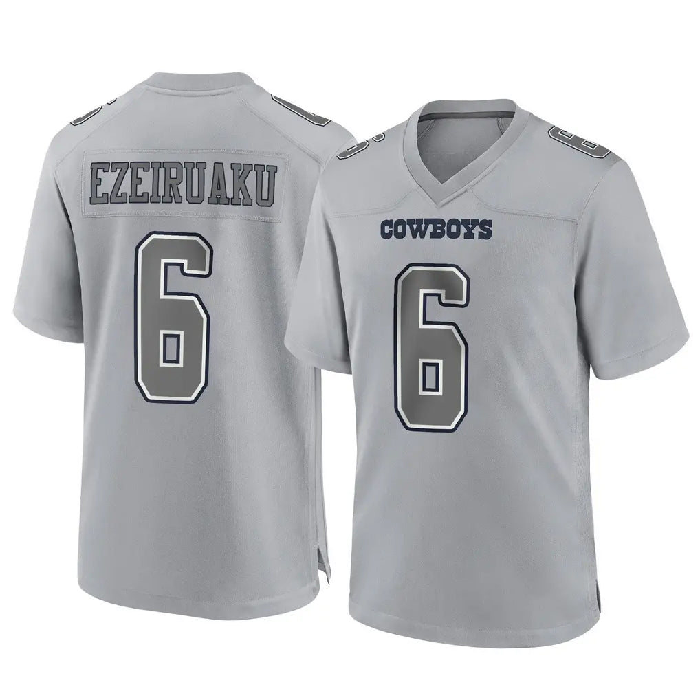 D.Cowboys #6 Donovan Ezeiruaku Player Gray Atmosphere Fashion Home Game Ddoa Stitched Jerseys