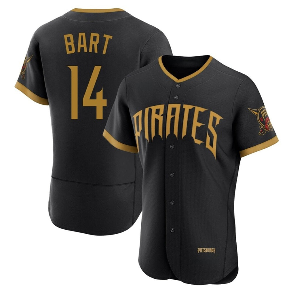 P.Pirates #14 Joey Bart Player Black 2026 City Connect Home Limited Elite Ddoa Stitched Jerseys