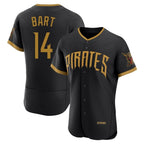 P.Pirates #14 Joey Bart Player Black 2026 City Connect Home Limited Elite Ddoa Stitched Jerseys